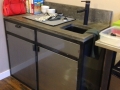 Polished Concrete Kitchen Vanity with Sink